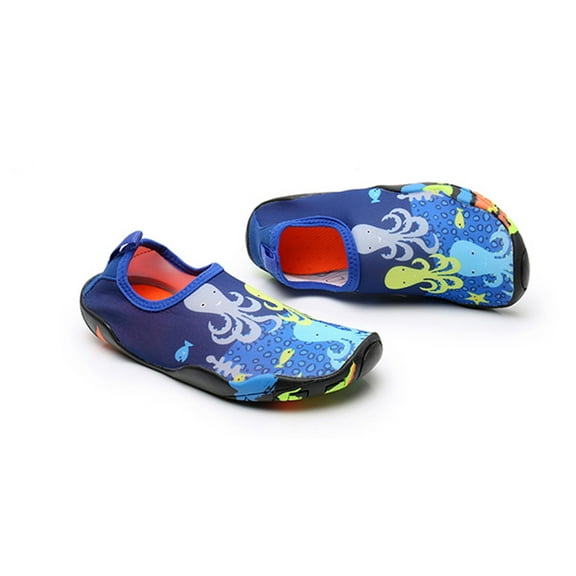 B91xZ Sneakers for Boys Sole Quick-Dry Girls Toddler Shoes Kids Barefoot Cartoon Socks Snorkeling 38Y Water Boys Shoes (D, 5-6 Years)