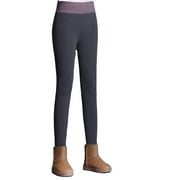 B91xZ Thermal Underwear Leggings for Women Thermal Base Layer Yoga Pants Leggings,Dark Gray XL
