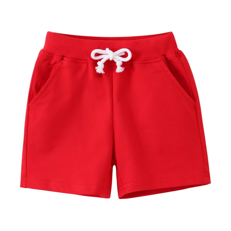 B91xZ Toddler Girls Kids Sport Cartoon Solid Casual Shorts Fashion Beach  Cargo Pants Shorts Girls Shorts Red,Sizes 12-18 Months