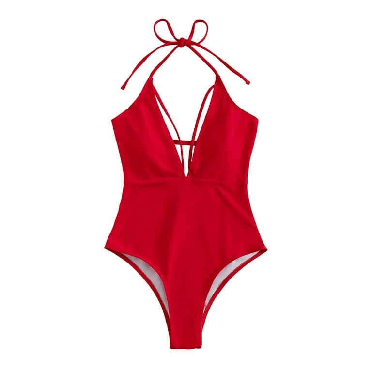 Red swimsuit walmart cheap