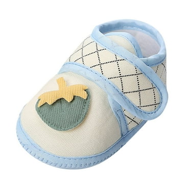 B91xZ Unisex-Child Ankle Boot Non Slip Grippers Stay On Slipper Socks Infant First Walker Winter Warm Crib Shoes,Yellow 12