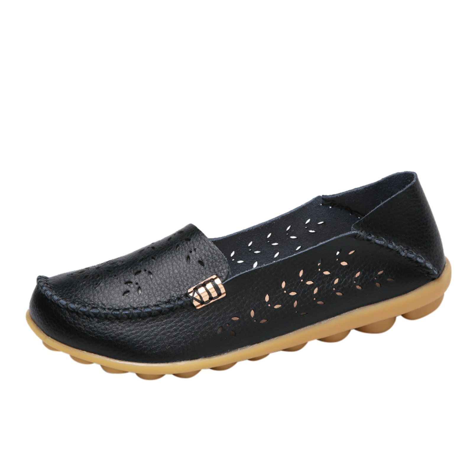 Plataz Loafers Women&Men's Shoes Leather Shoes Round Head Flat Floor Casual Shoes High Quality Shoes