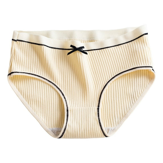 B91xZ Womens Panties Stretch Comfort Hipster Underwear,L Yellow