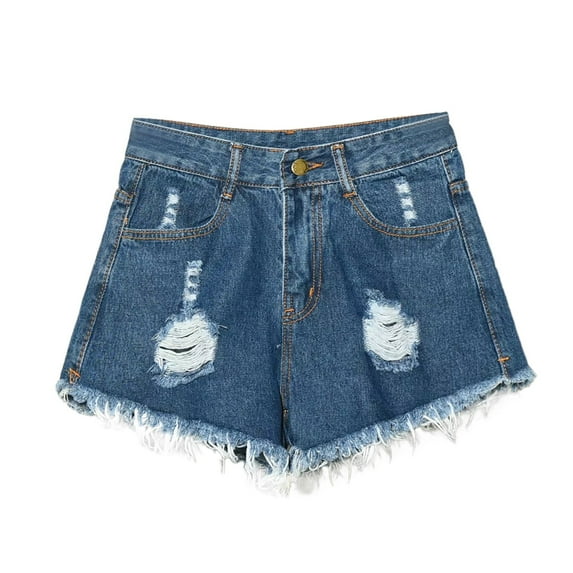 B91xZ Womens Shorts for Summer Women Denim Shorts Casual Summer Mid Waist Stretchy Denim Jean Shorts,Sizes XL