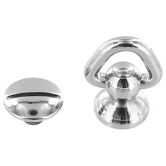 B9231 Nickel Plate, Swivel Chain Connector w/ Screw, Solid Brass-LL