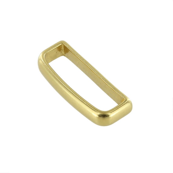 B9337 Natural Brass, Belt Loop, Solid Brass-LL, Multiple Sizes