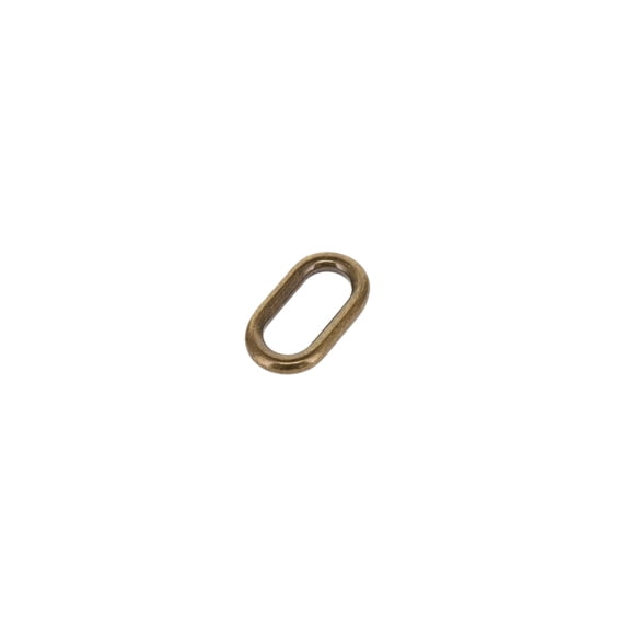 B9601 Antique Brass, Single Loop, Solid Brass-LL, 1/2"