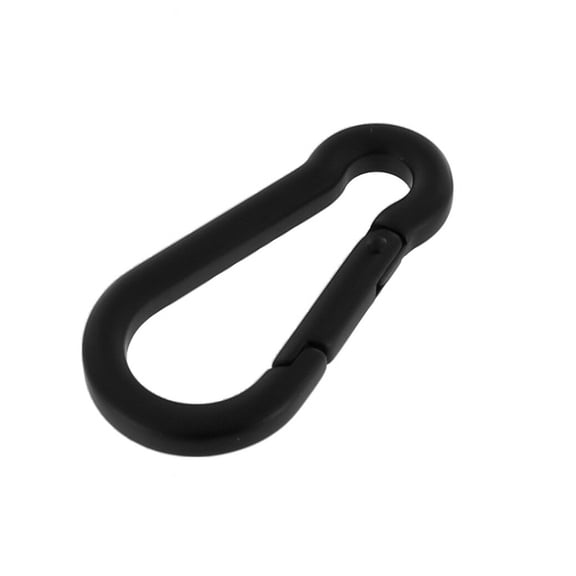 B9757 PVD Black Matte, Carabiner, Solid Brass-LL
