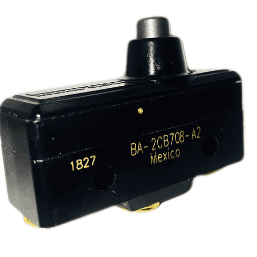 BA-2CB708-A2 Basic Snap Action Switches BASIC SW SPDT 15 A 250VAC OVRTRV PLGR