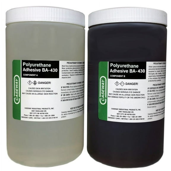 BA-430 Polyurethane Adhesive Epoxy - Quart Kit (64 fl oz total)