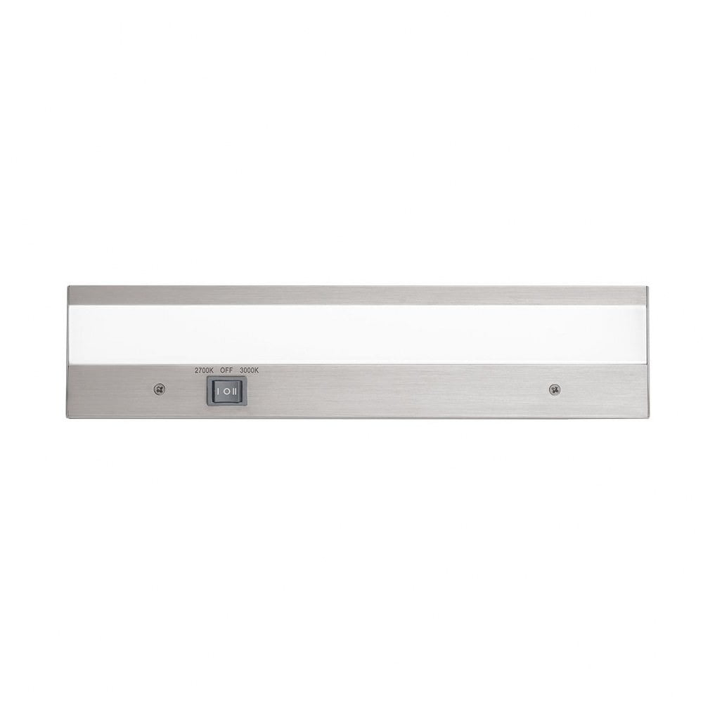 Brushed Aluminum 12'' LED Under Cabinet Light Bar