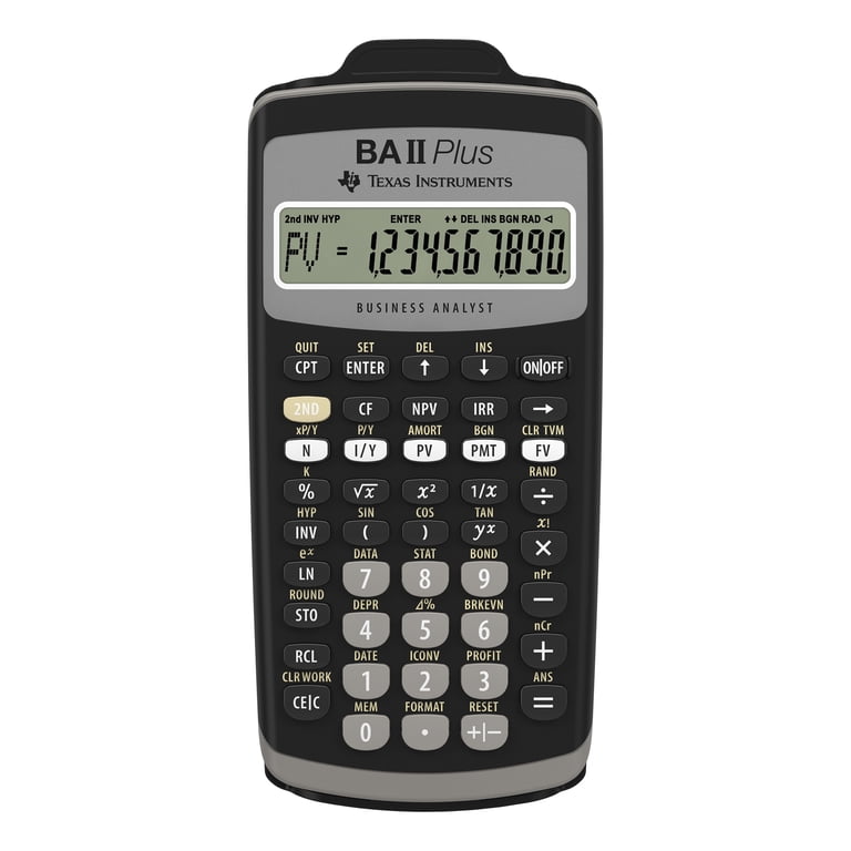 Texas Instruments BA II PLUS PRO（金融電卓） Texas Instruments BA-II Plus Professional Advanced Financial