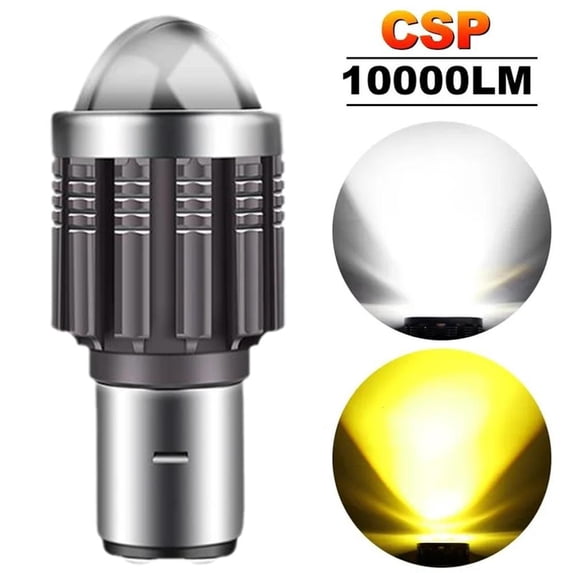 BA20D H6 S2 S1 LED Motorcycle Headlight Bulb 12000LM Super Bright Fog Spot Light for Motorbike Electric Scooter
