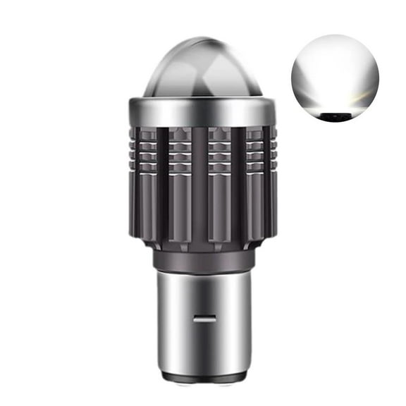 BA20D H6 S2 S1 Motorcycle LED Headlight Bulb, Hi/Lo Beam Spot Light Upgrade
