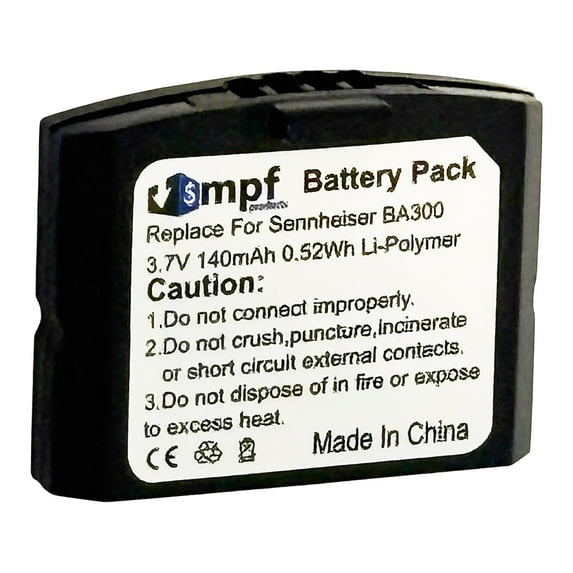 BA300 BA 300 Battery for Sennheiser IS410_ RI 410_ RI 830_ RI 830_S_ RI 900_ SET 830_ SET 830_TV_ SET 840_S_ SET 840_TV_ SET