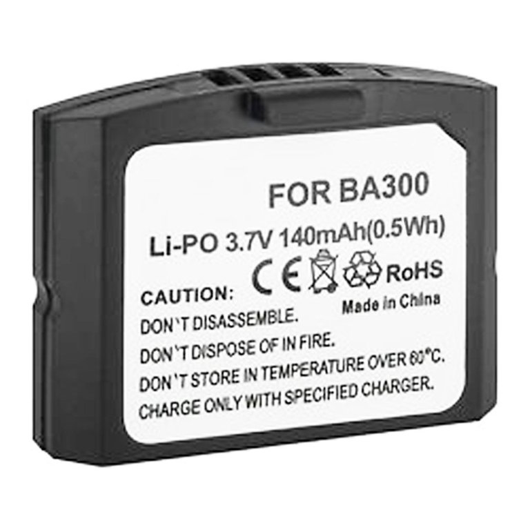 BA300 BA 300 Battery for Sennheiser IS410 RI 410 RI 830 RI