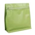 thumbnail image 1 of BAAGGNAA 110 Pack High Barrier Stand-Up Coffee Bean Bags with Vented Valve Matte Metallic Ziplock Heat-Sealable & Resealable Solid Color Pouches (Square,7.7*8 inch,1 lb,Avocado Green), 1 of 6