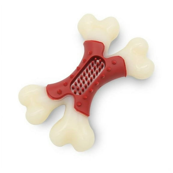 BAAL Dog Chew Toy for Aggressive Chewers Indestructible Dog Toys Bone,Beef Flavored,Made with Nylon and TPU,Tough Dog Bone Durable Dog Toys for Large Dogs, Toys to Keep Dogs Busy