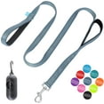 thumbnail image 1 of BAAPET Two Handle Dog Leash, Dual Soft Padded Handles with Traffic Control Handle Leash for Small Medium or Large Dogs (3/4'' x 5 FT, Gray), 1 of 7