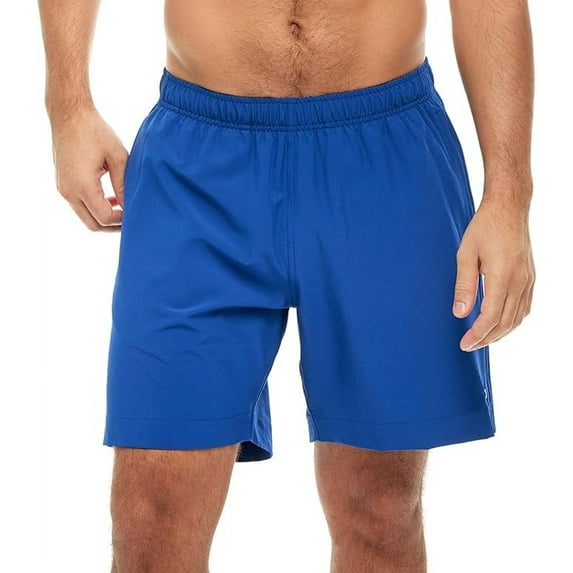 BAAZ Men's Quick-Dry Swim Trunks, Deep Royal, Large