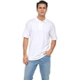 thumbnail image 1 of BAAZ Men's Supima Cotton Polo, White, XX-Large, 1 of 6