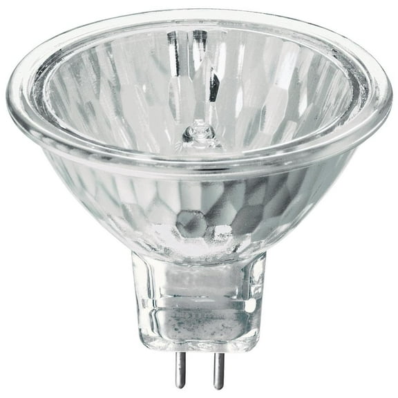 BAB 20 Watt 12V GU5.3 Base Halogen Covered Glass MR16 Flood Bulb (BAB/CG/ATH)
