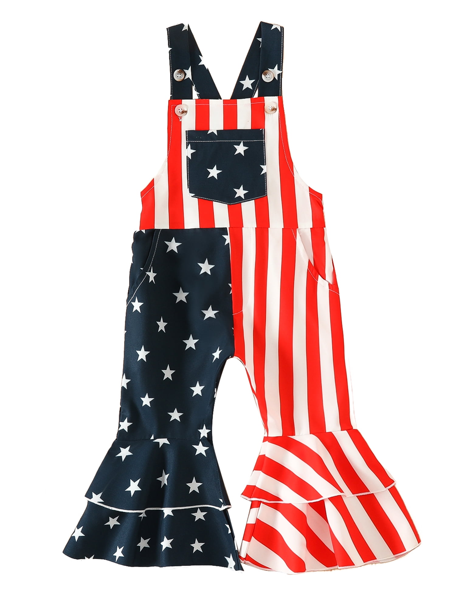 4th of july toddler romper