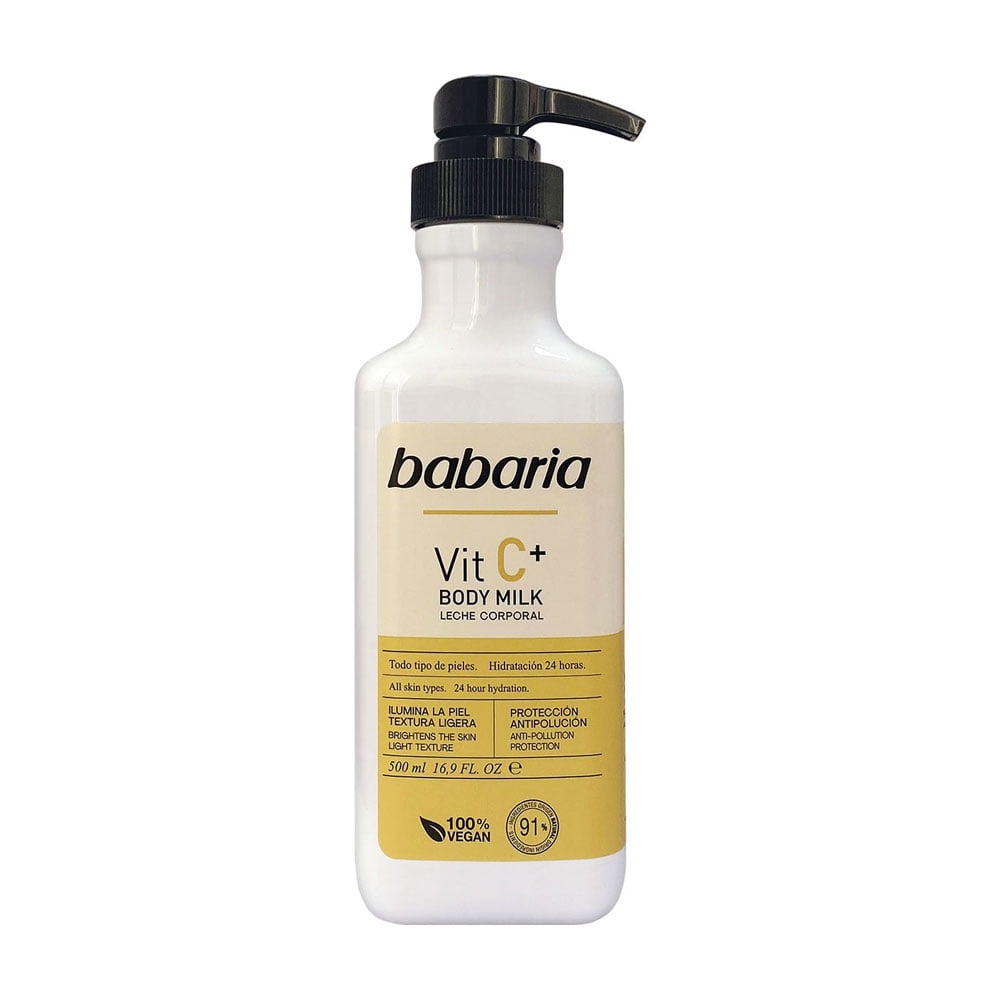 BABARIA Vitamin C Body Milk, 16.9 Oz