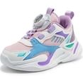 thumbnail image 1 of BABAYA Boys Girls Athletic Shoes Easy on Jogger Sneakers With Rotating Buckle for Little Big Kids, 1 of 10