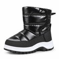 thumbnail image 1 of BABAYA Toddler Winter Snow Boots Water-Resistant Warm Faux Lined Booties for Little Kids Girls Boys, 1 of 8