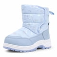 thumbnail image 1 of BABAYA Toddler Winter Snow Boots Water-Resistant Warm Faux Lined Booties for Little Kids Girls Boys, 1 of 8