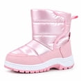 thumbnail image 1 of BABAYA Toddler Winter Snow Boots Water-Resistant Warm Faux Lined Booties for Little Kids Girls Boys, 1 of 8