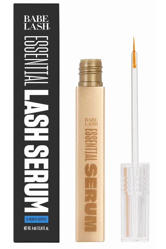 BABE Eyelash Serum - Advanced Lash Enhancer for Longer, Fuller Lashes & Brows, Safe for Lash Extensions, Vegan Formula, Makeup Organizers & Beauty Essentials