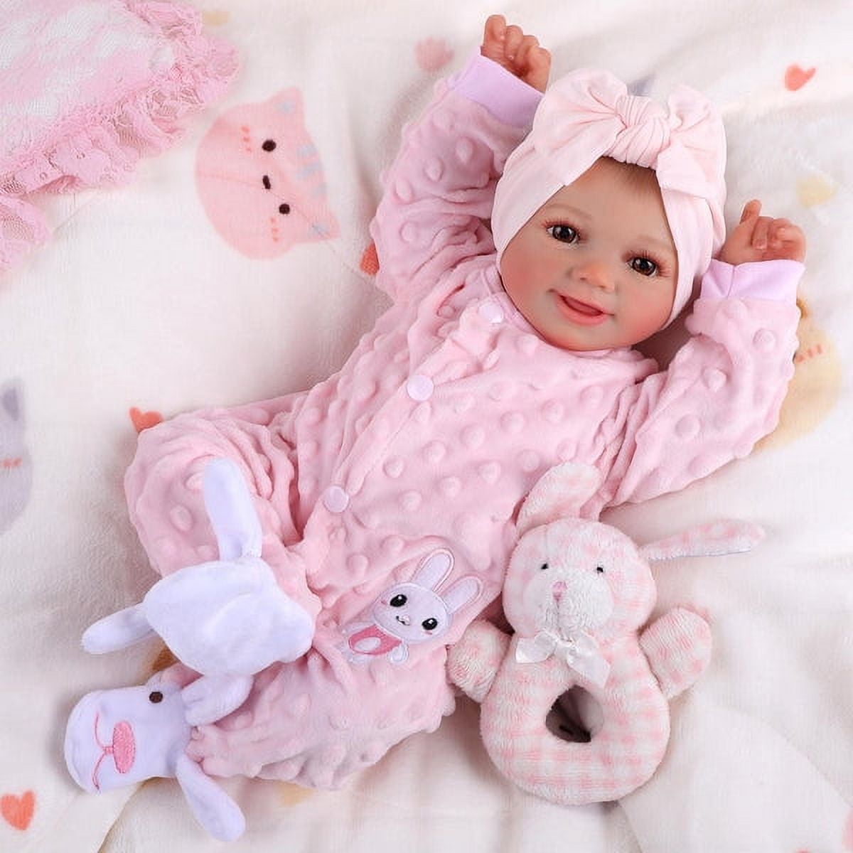 Reborn Baby Dolls Heartbeat Doll BABESIDE Realistic Baby Doll With