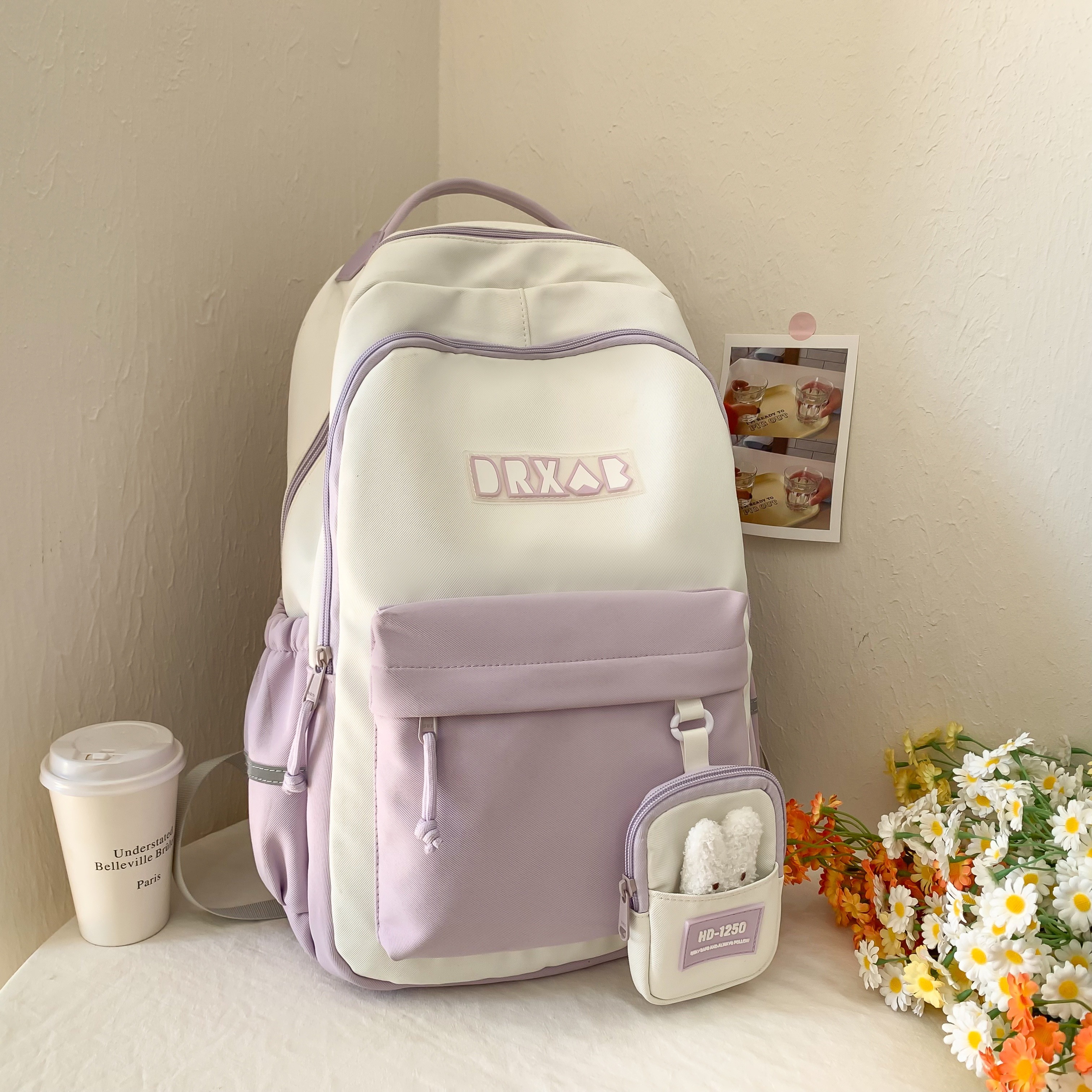 BABO 1pc Fashion Simple Versatile Casual Backpack, Student Schoolbag ...