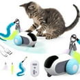 BABORUI 3.0 Upgraded Cat Interactive Toy with 2Speed Remote Control