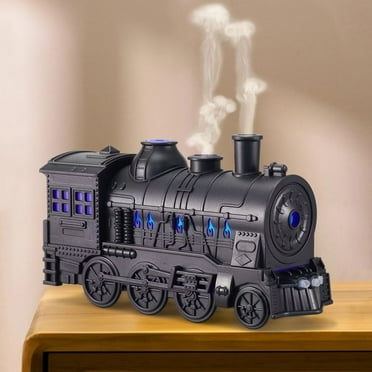 BABSMULY Bedroom Steam Train Humidifier with Auto Shutoff, Cool and Quiet Misting Air for Home Nursery Rooms and Plants. (Black)