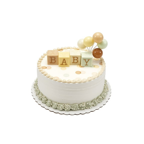 BABY BLOCKS ROUND CAKE