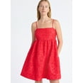 thumbnail image 1 of Free Assembly Women's and Women's Plus Sleeveless Lace Babydoll Dress with Pockets, Size XS-4X, 1 of 5