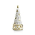 thumbnail image 1 of BABY MACARONS PYRAMID SCENTED CANDLE WHITE - ANTIQUE GOLD, 1 of 1