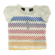 BABY PHAT GIRLS TOP - MOSAIC SZ 12 MONTHS - TEE SHIRT SHORT SLEEVE BABY