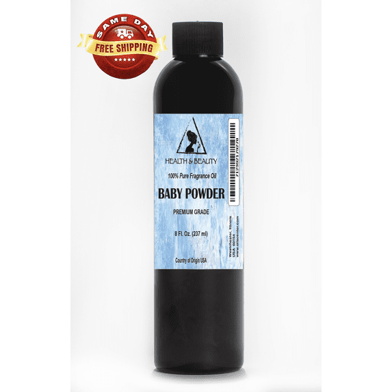 BABY POWDER FRAGRANCE OIL ORGANIC PREMIUM GRADE FRESH 100% PURE 8 OZ