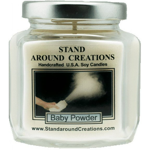 BABY POWDER HEX 6-OZ. ALL NATURAL SOY CANDLE