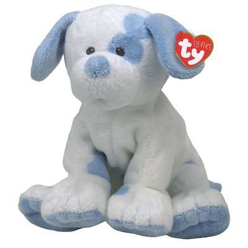 Blue stuffed cheap puppy