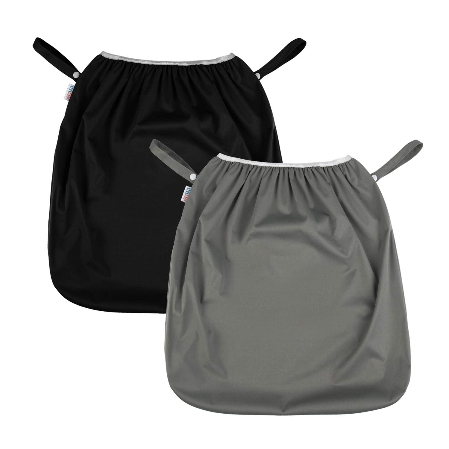 BABY Reusable Diaper Pail Liner for Cloth Diaper,Rubbish Bag,Laundry,Kitchen Garbage Cans (Black Grey, Small Size：5 Gallon) LLS-B2629
