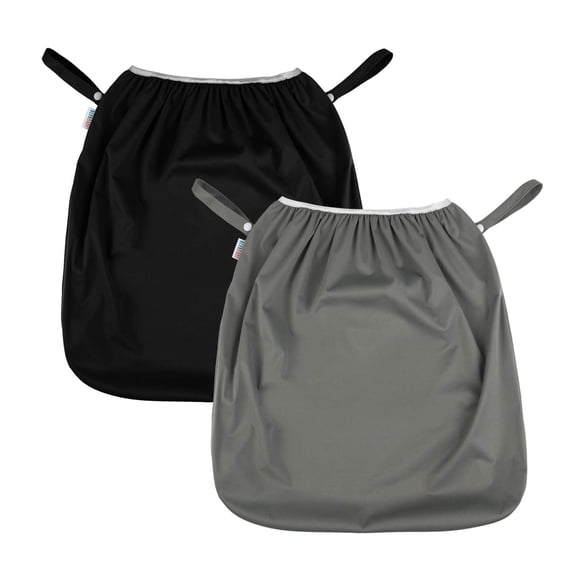 BABY Reusable Diaper Pail Liner for Cloth Diaper,Rubbish Bag,Laundry,Kitchen Garbage Cans (Black Grey, Small Size5 Gallon) LLS-B2629