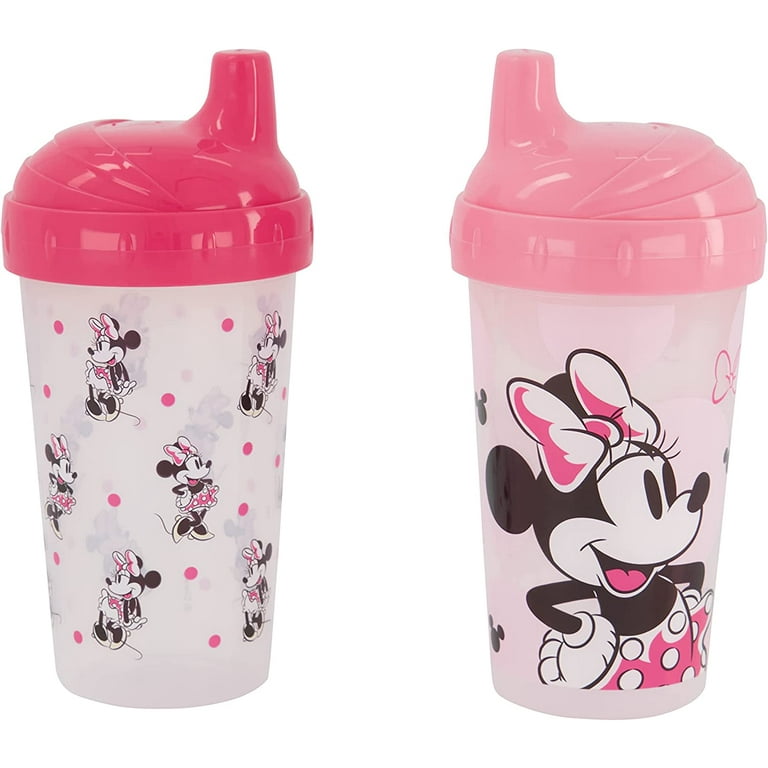 Disney Minnie Mouse 2-Pack Pop Up Straw Infants Sippy Cup