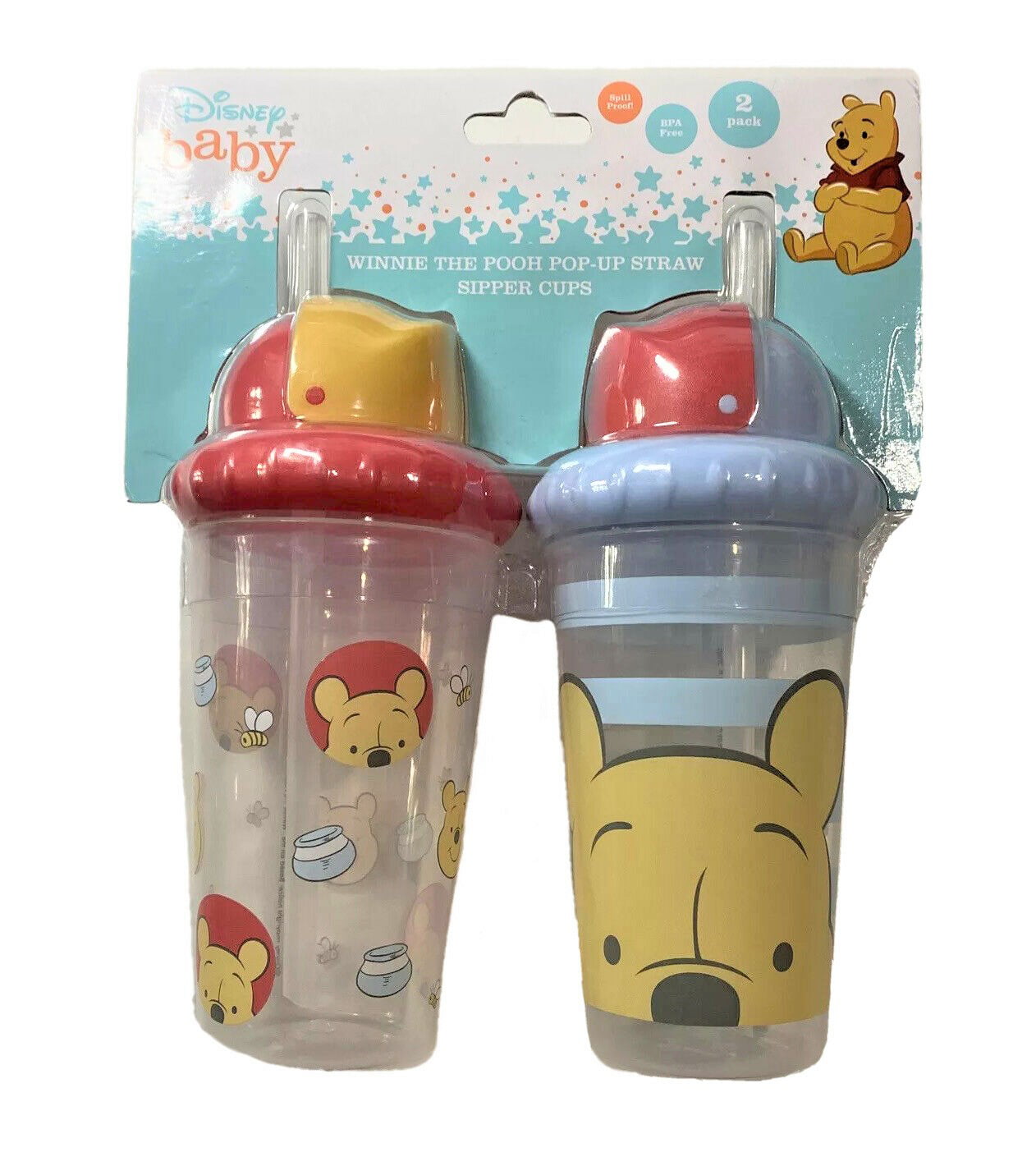 iCare : Winnie The Pooh Straw Cup