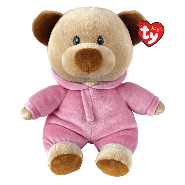 その他 pink baby bear BABY TY PJ BEAR PINK (Non-Removable Pajamas) (Regular Size 7 Inch