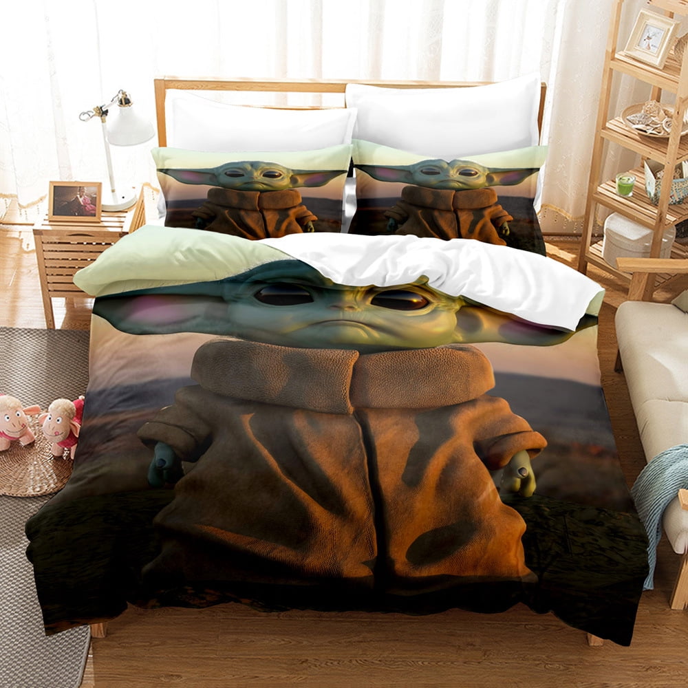 BABY YODA Cartoon Anime 2 Piece/3 Piece Bedding Sets Comforters Sets ...